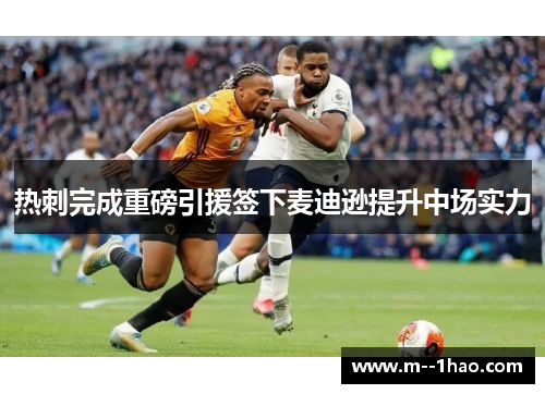 热刺完成重磅引援签下麦迪逊提升中场实力